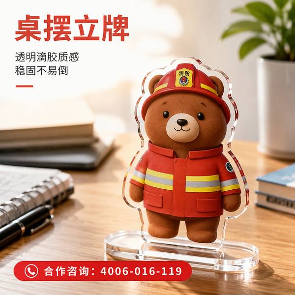 广州消小熊消防卡通:万霖消小熊守护广州消防安全 广州万霖消小熊消防应用