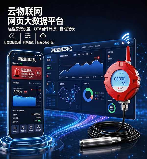 微山万霖4G液位计应用