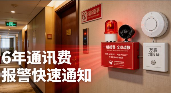 北京大兴区商务楼宇万霖LoRaWAN声光报警器应用