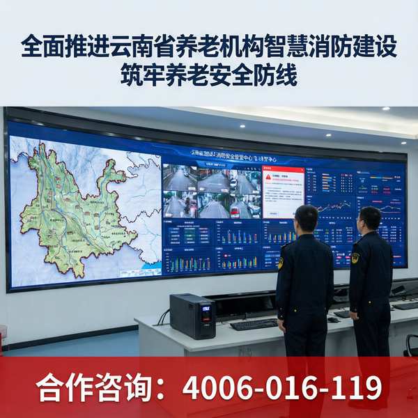 曲靖罗平县万霖养老机构智慧消防应用