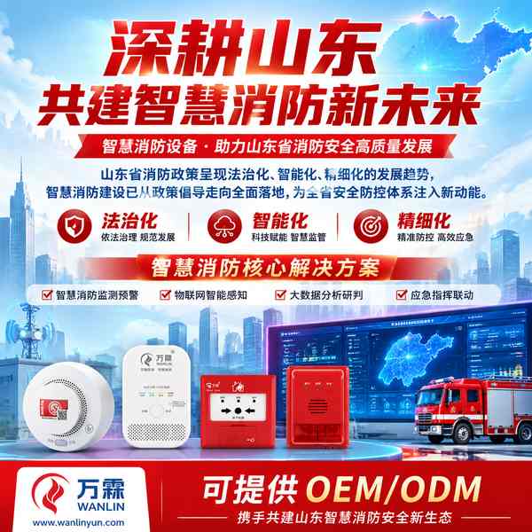 济南智慧消防平台产品实拍 — 智慧消防设备场景
