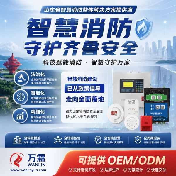 无线消防报警器即装即用高密项目实拍 无线消防报警器即装即用项目实拍 — 高密智慧消防设备部署工程现场