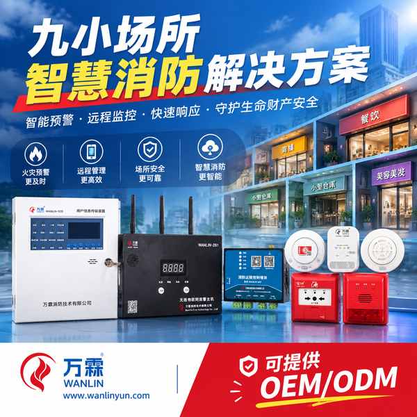 杭州市九小场所智慧消防现场