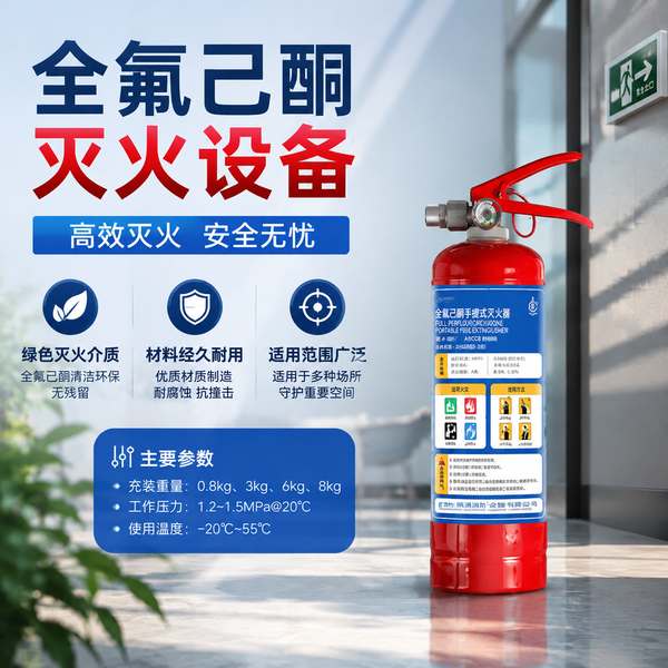 百色工业厂房全氟己酮物理降温灭火哪家强?万霖FM/UL双认证方案