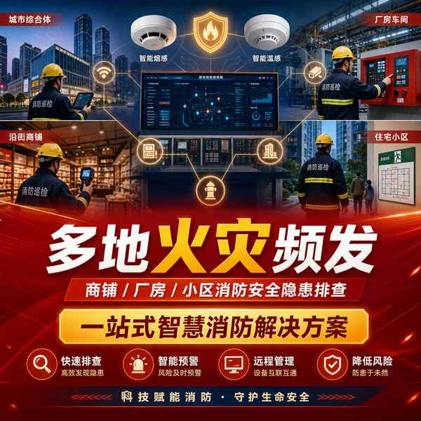 威海沿街店铺消防维保服务选哪家?万霖源头厂家靠谱推荐