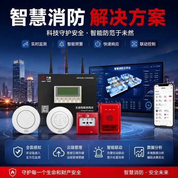 南通城市物联网远程监控系统怎么选？万霖智慧消防专业方案