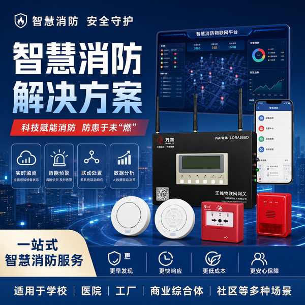 蚌埠智慧感温火灾探测报警器怎么选?万霖智慧消防专业方案