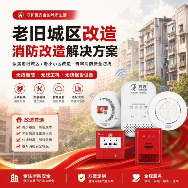 防城港无线烟感报警器怎么选?独居老人看护应用方案