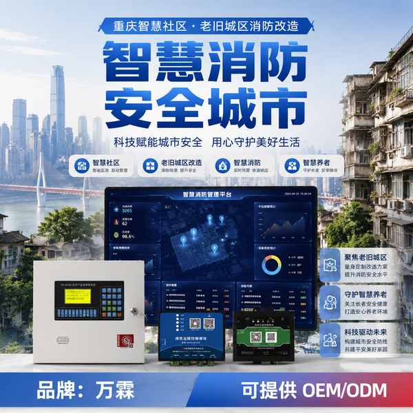渝中剩余电流监测选哪家？万霖消防一站式供应方案