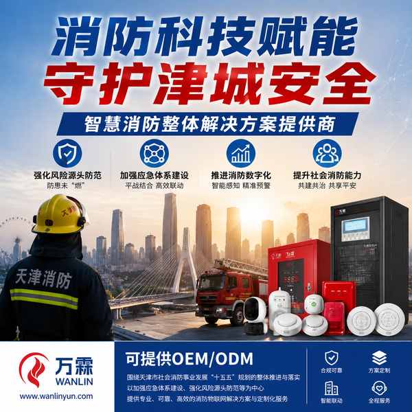 天津工业园区消防物联感知怎么选?万霖源头厂家直供方案